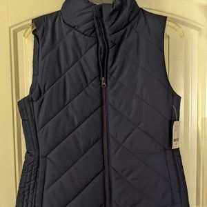 NY&Co Navy Blue Sleeveless Puffer Vest